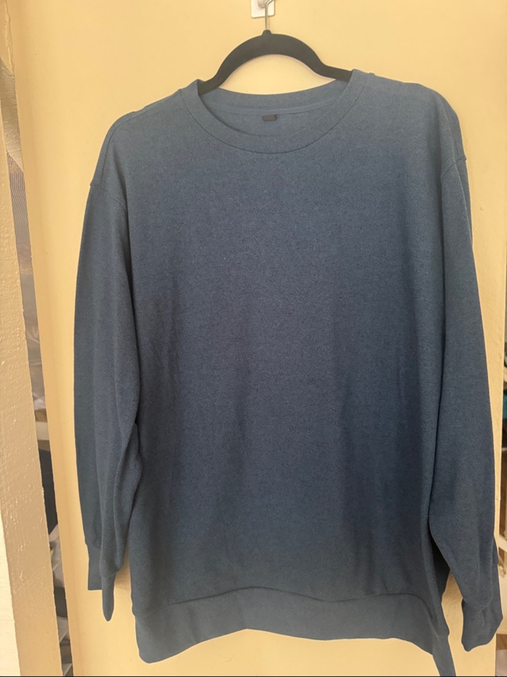 Uniqlo Men's Crewneck Sweater - Slate Blue
